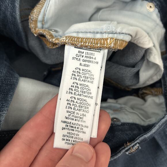 Good American Women's Boot Cut Jeans - Dark Blue - Picture 6 of 8